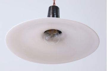 昭和レトロ　平笠天井照明(2)