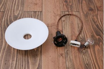 昭和レトロ　平笠天井照明(2)