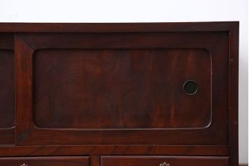 アンティーク家具　古民具・骨董　前面欅材!おしゃれな時代箪笥ローボード