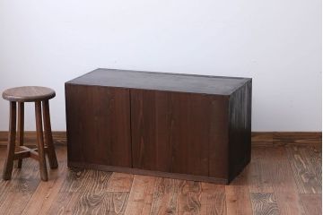 アンティーク家具　古民具・骨董　前面欅材!おしゃれな時代箪笥ローボード