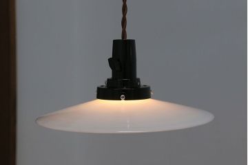昭和レトロ　平笠天井照明(3)