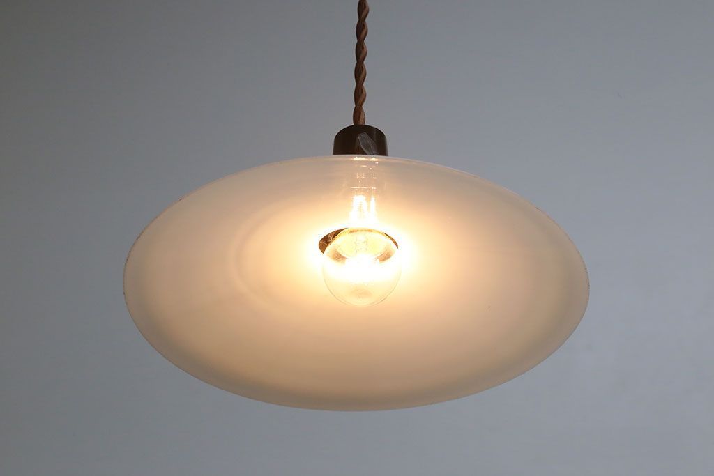 昭和レトロ　平笠天井照明(3)