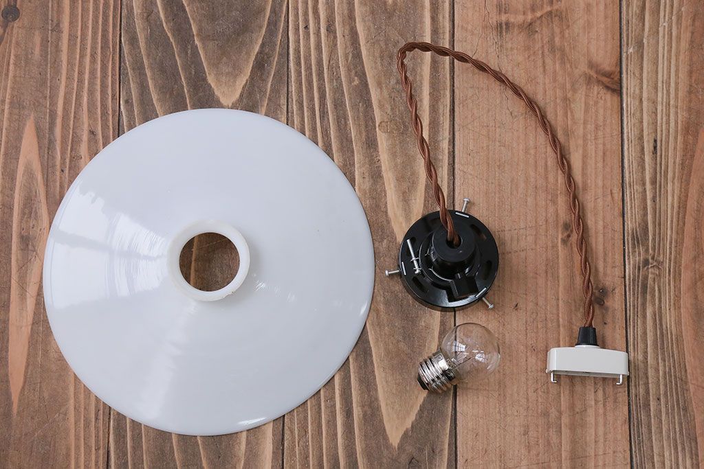 昭和レトロ　平笠天井照明(3)