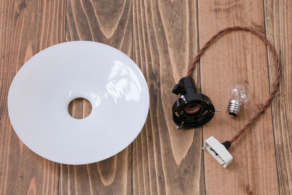 昭和レトロ　平笠天井照明(3)