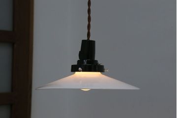 昭和レトロ　平笠天井照明(4)