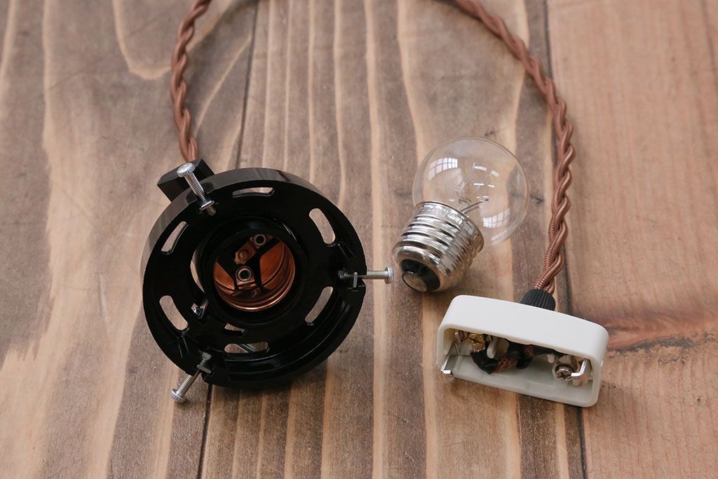 昭和レトロ　平笠天井照明(4)