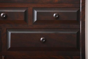 中古　北海道民芸家具　お洒落なカップボード