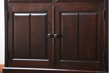 中古　北海道民芸家具　お洒落なカップボード