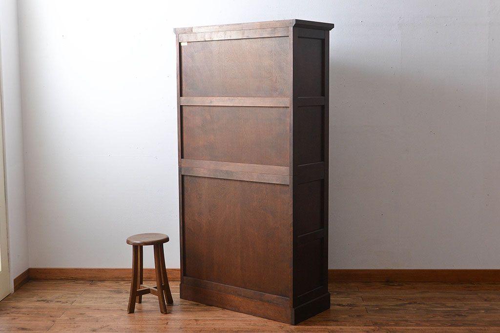 中古　北海道民芸家具　お洒落なカップボード