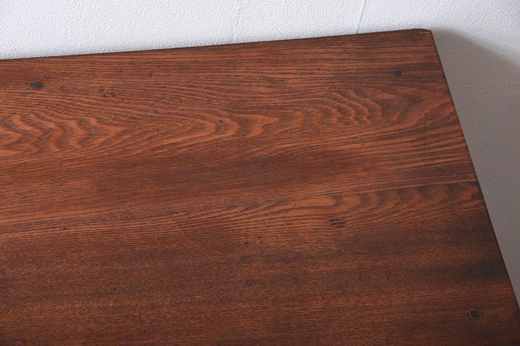 アンティーク家具　アンティーク　シンプルでシックな片袖机