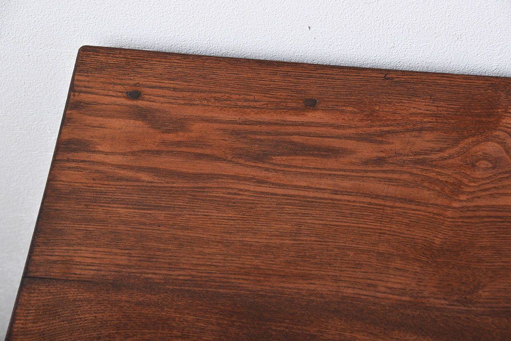 アンティーク家具　アンティーク　シンプルでシックな片袖机