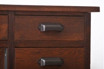 アンティーク家具　アンティーク　シンプルでシックな片袖机