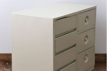 アンティーク家具　小物収納にぴったり!ペイントローチェスト(1)