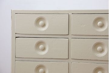 アンティーク家具　小物収納にぴったり!ペイントローチェスト(2)