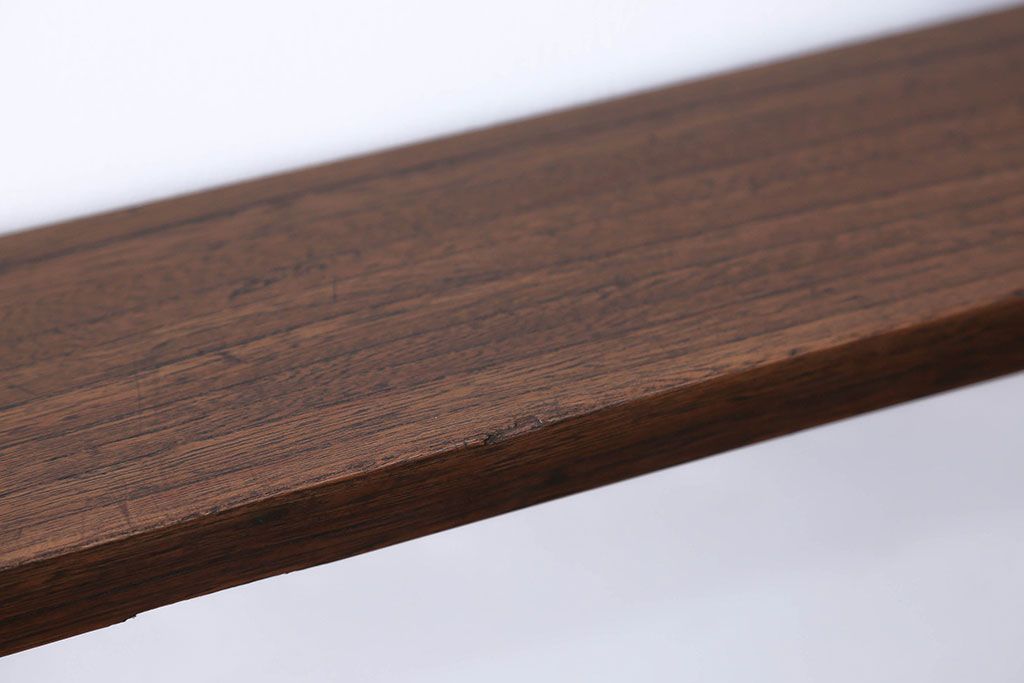 アンティーク家具　古民具・骨董　総欅材!シンプルな飾り棚