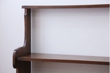アンティーク家具　古民具・骨董　総欅材!シンプルな飾り棚
