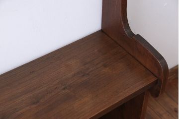 アンティーク家具　古民具・骨董　総欅材!シンプルな飾り棚