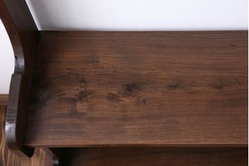 アンティーク家具　古民具・骨董　総欅材!シンプルな飾り棚