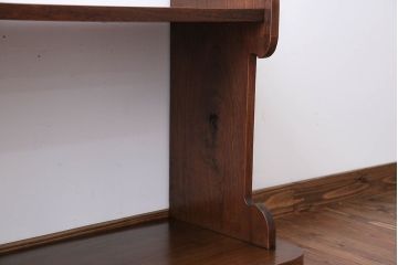 アンティーク家具　古民具・骨董　総欅材!シンプルな飾り棚