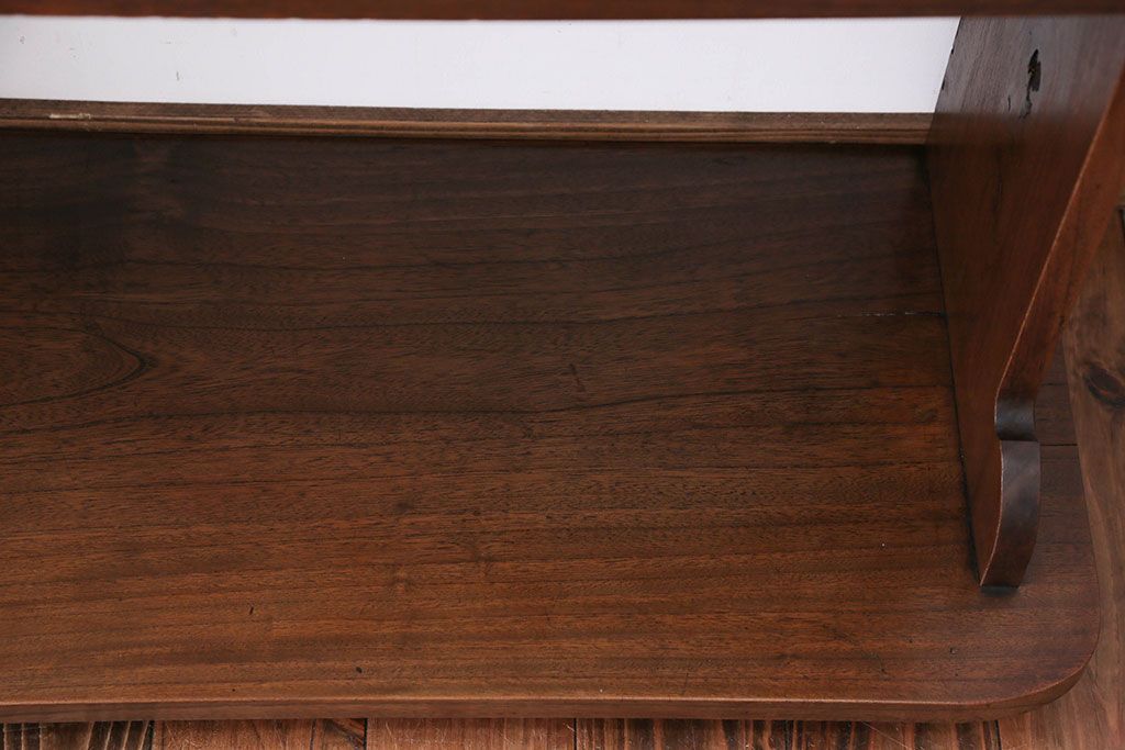 アンティーク家具　古民具・骨董　総欅材!シンプルな飾り棚