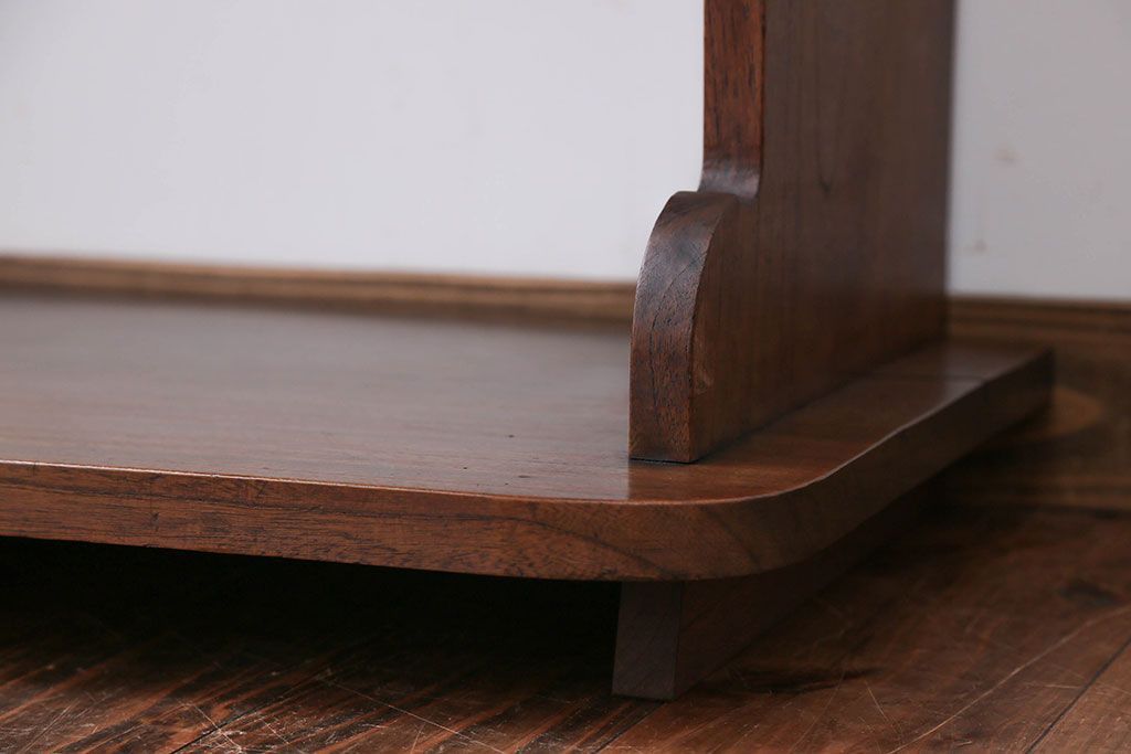 アンティーク家具　古民具・骨董　総欅材!シンプルな飾り棚