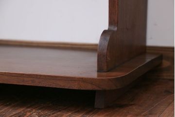 アンティーク家具　古民具・骨董　総欅材!シンプルな飾り棚