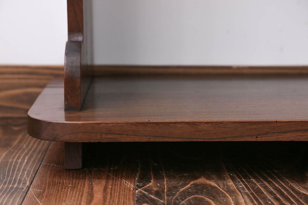 アンティーク家具　古民具・骨董　総欅材!シンプルな飾り棚