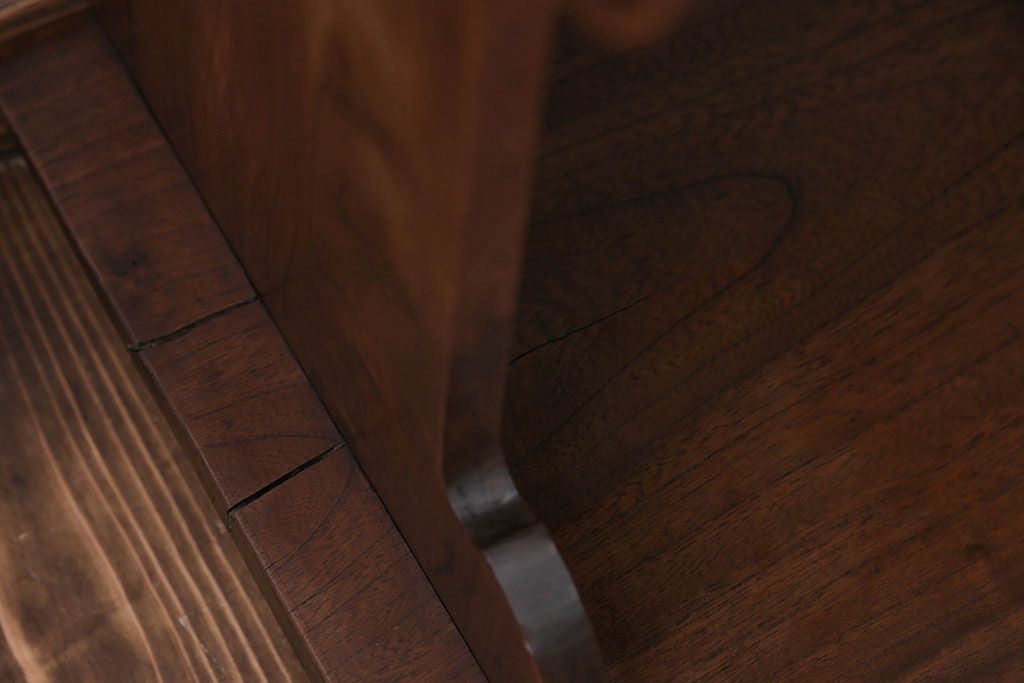 アンティーク家具　古民具・骨董　総欅材!シンプルな飾り棚