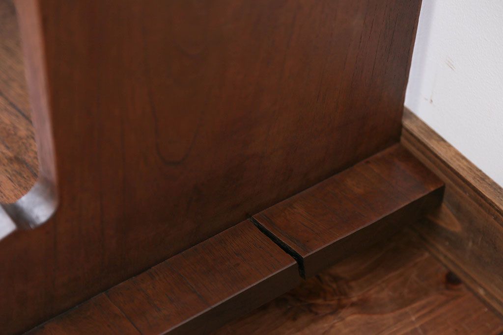 アンティーク家具　古民具・骨董　総欅材!シンプルな飾り棚