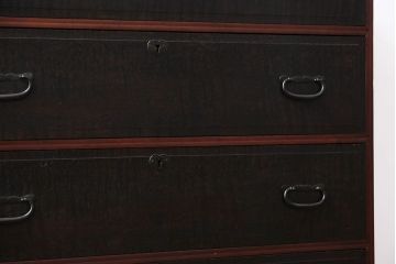 アンティーク家具　アンティーク　玉杢の美しいチェスト