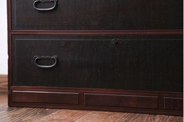 アンティーク家具　アンティーク　玉杢の美しいチェスト