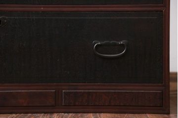 アンティーク家具　アンティーク　玉杢の美しいチェスト