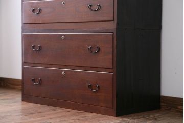 アンティーク家具　古民具・骨董　前面欅材!おしゃれな時代箪笥