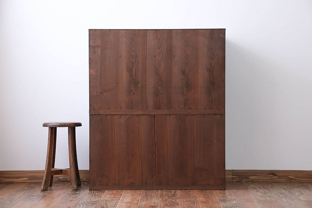 アンティーク家具　古民具・骨董　前面欅材!おしゃれな時代箪笥