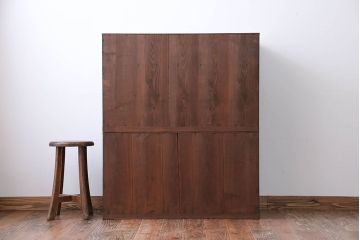 アンティーク家具　古民具・骨董　前面欅材!おしゃれな時代箪笥