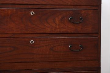 アンティーク家具　古民具・骨董　前面欅材!おしゃれな時代箪笥