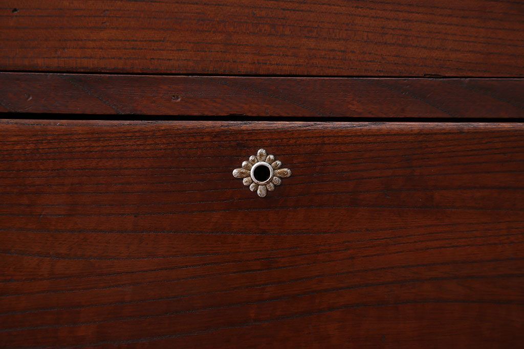 アンティーク家具　古民具・骨董　前面欅材!おしゃれな時代箪笥