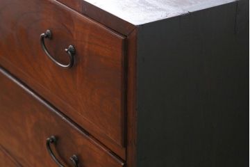 アンティーク家具　古民具・骨董　前面欅材!おしゃれな時代箪笥