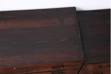 アンティーク家具　古民具・骨董　前面欅材!おしゃれな時代箪笥