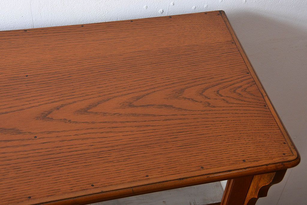 アンティーク家具　アンティーク　大きなガラス引き戸収納棚