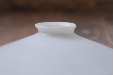 昭和レトロ　シンプルなガラス平笠照明2個セット(1)