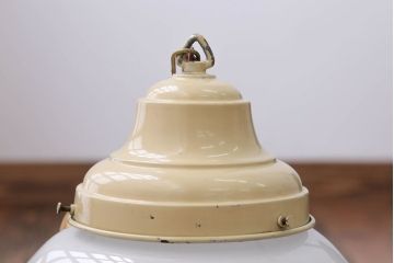 アンティーク　レトロで大きなガラス天井照明