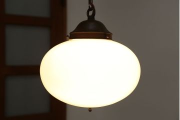アンティーク　レトロで可愛いガラス天井照明