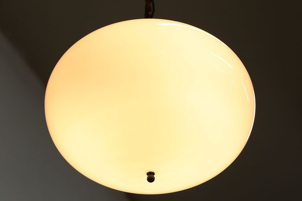 アンティーク　レトロで可愛いガラス天井照明