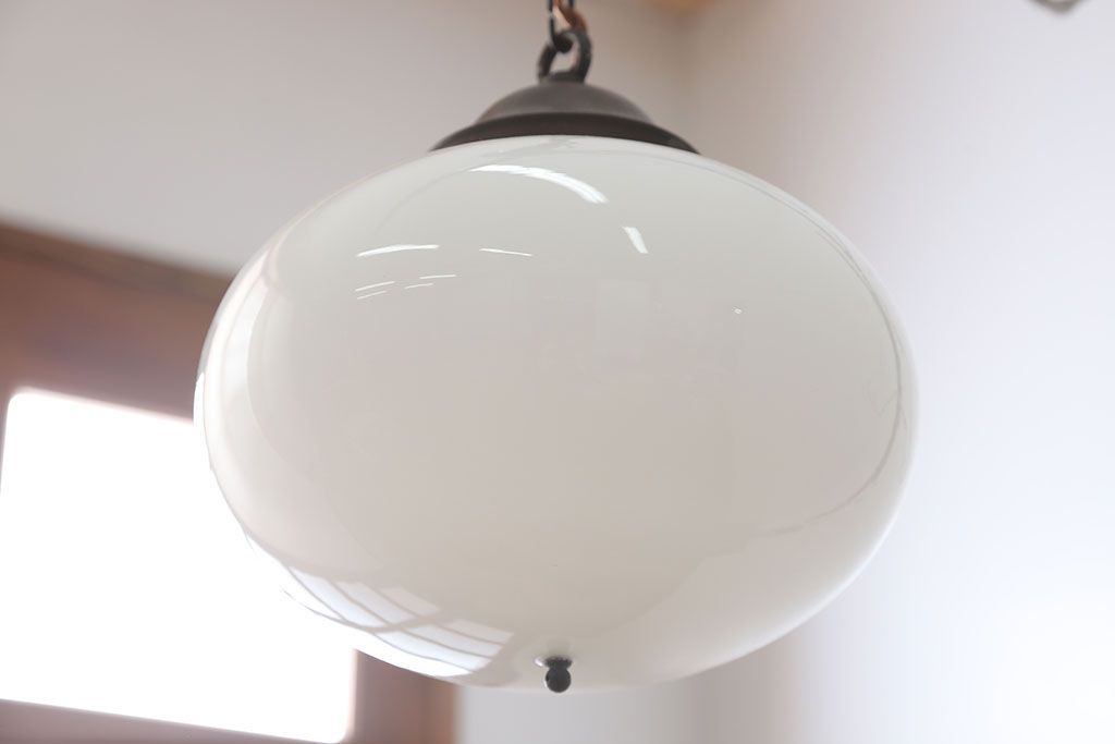 アンティーク　レトロで可愛いガラス天井照明