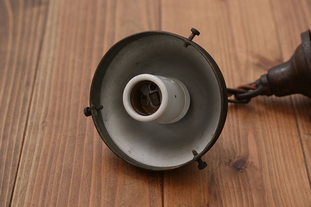 アンティーク　レトロで可愛いガラス天井照明