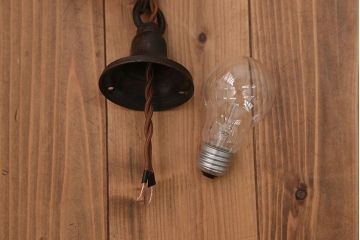 アンティーク　レトロで可愛いガラス天井照明