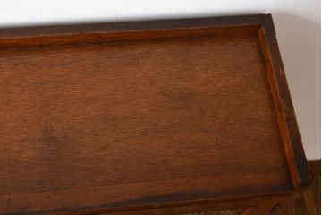 アンティーク家具　アンティーク　2杯引き出し付き古い木製の本箱