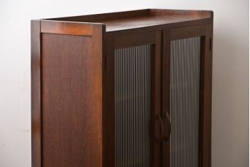 アンティーク家具　アンティーク　2杯引き出し付き古い木製の本箱