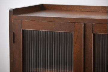 アンティーク家具　アンティーク　2杯引き出し付き古い木製の本箱